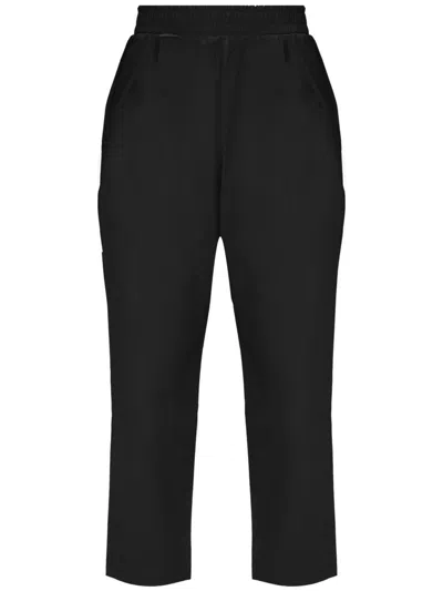 Shop Family First Trousers In Black