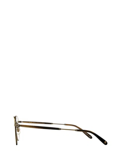 Shop Garrett Leight Eyeglasses In Antique Gold-redwood Tortoise