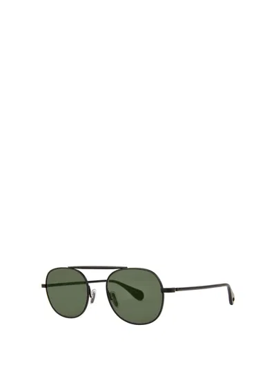 Shop Garrett Leight Sunglasses In Black-black/flat Pure G15