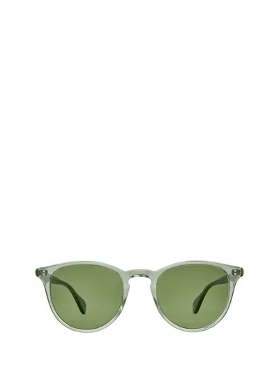Shop Garrett Leight Sunglasses In Juniper/green