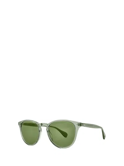 Shop Garrett Leight Sunglasses In Juniper/green