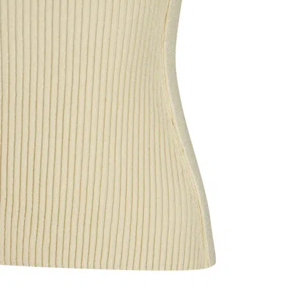 Shop Jacquemus Top In Light Ivory