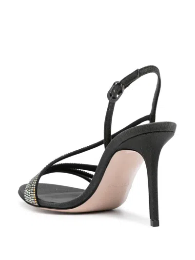 Shop Le Silla Sandals In Black/volcano
