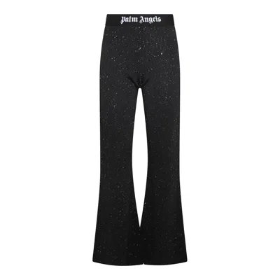 Shop Palm Angels Trousers Black