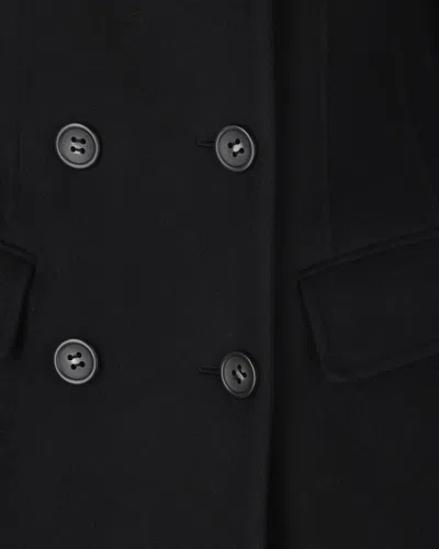 Shop Sportmax Coat In Black