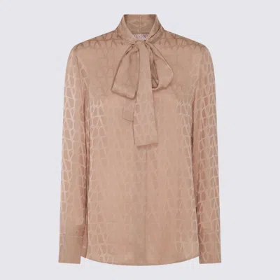 Shop Valentino Shirts In Poudre