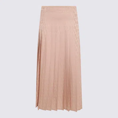 Shop Valentino Skirts In Poudre