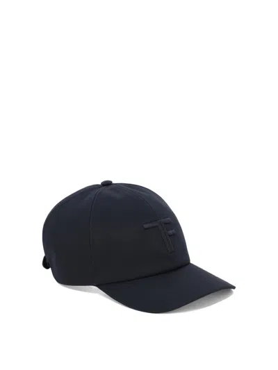 Shop Tom Ford Baseball Cap With Logo In Blue