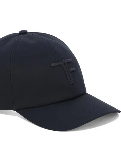 Shop Tom Ford Baseball Cap With Logo In Blue