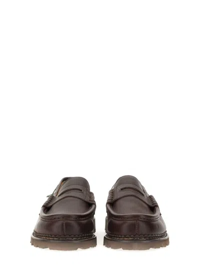 Shop Paraboot Moccasin "reims" In Brown