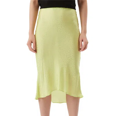 Shop Patrizia Pepe Green Viscose Skirt
