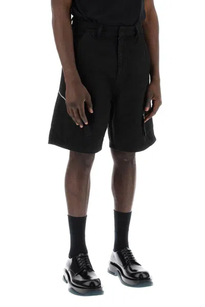 Shop Jacquemus Brown Short Bermuda Pants For Men In Black