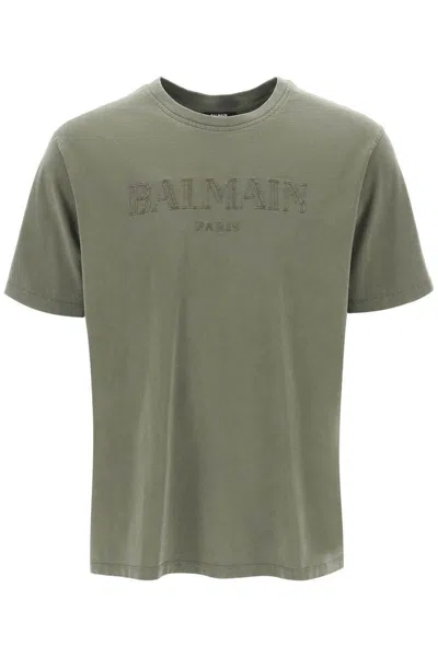 Shop Balmain Vintage  T-shirt In Green