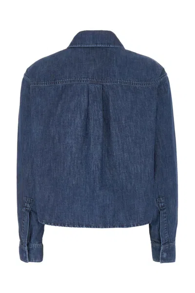 Shop Valentino Pap Shirts In Blue