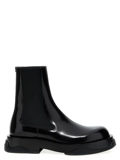 Shop Jil Sander Chelsea Boots Boots, Ankle Boots In Black