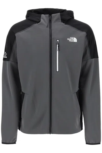 Shop The North Face Felpa Mountain Athletics Con Cappuccio In Grey, Black