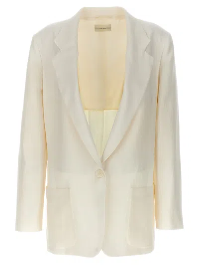Shop The Row Enza Blazer And Suits In White