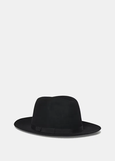 Shop The Row Black Micky Hat In Black (blk)
