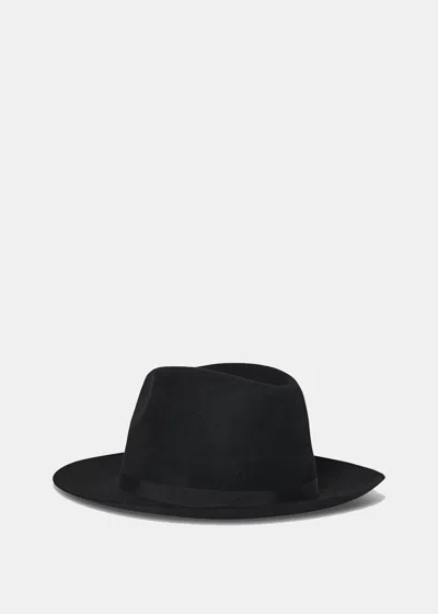 Shop The Row Black Micky Hat In Black (blk)