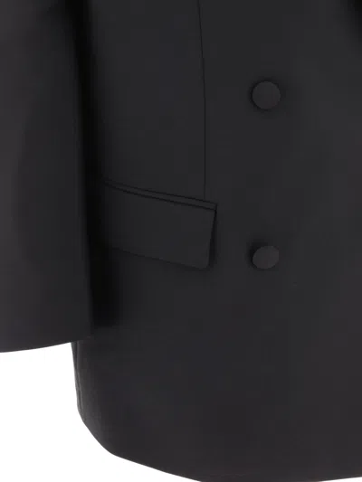 Shop Givenchy Oversized Double Breasted Jacket