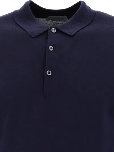 Shop John Smedley "belper" Merino Wool Polo Shirt