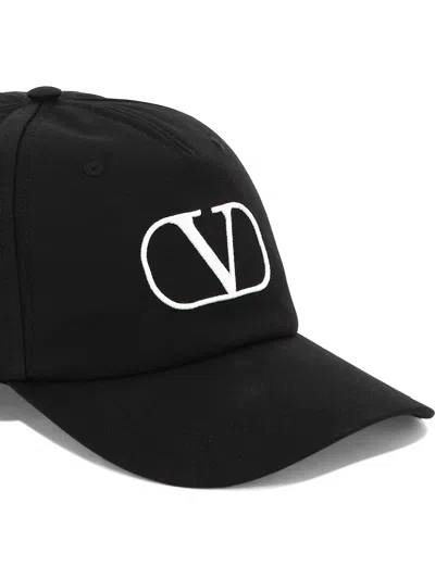 Shop Valentino Garavani "v Logo" Cap