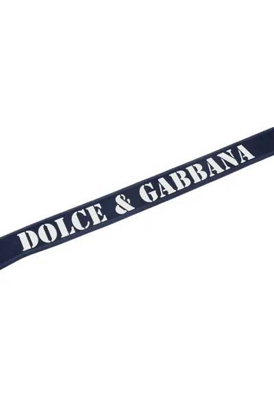 Shop Dolce & Gabbana Cintura In Nastro Logato