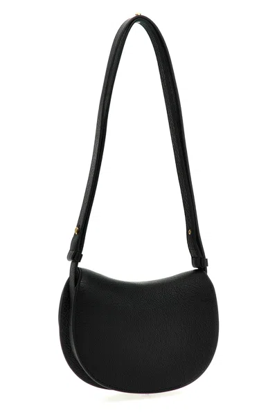 Shop Burberry Women 'rocking Horse' Mini Shoulder Bag In Black