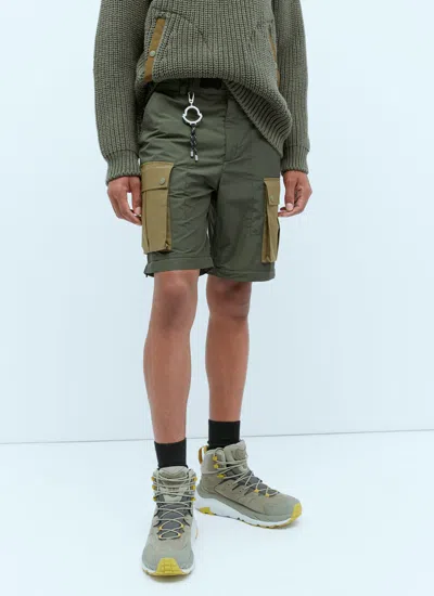 Shop Moncler X Pharrell Williams Men Adjustable Length Technical Pants In Green