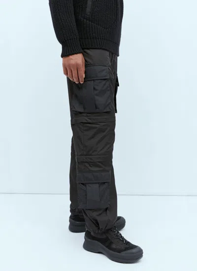 Shop Moncler X Pharrell Williams Men Adjustable Length Technical Pants In Black