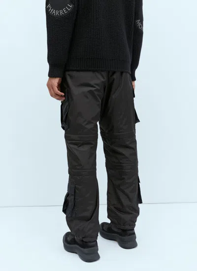 Shop Moncler X Pharrell Williams Men Adjustable Length Technical Pants In Black