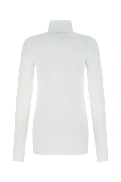 Shop Prada Woman White Stretch Nylon Top