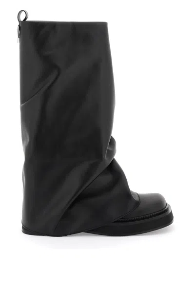 Shop Attico The  Robin Combat Boots Women In Black