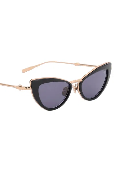 Shop Valentino Cat-eye Sunglasses With Stud Women In Black