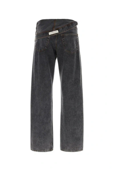 Shop Y/project Y Project Man Black Denim Jeans