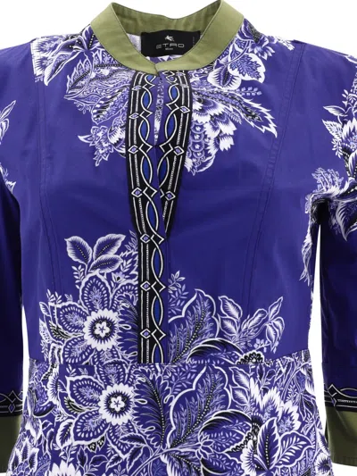 Shop Etro Bandana Bouquet Dress