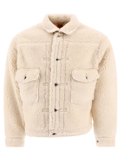 Shop Human Made "boa" Fleece Jacket