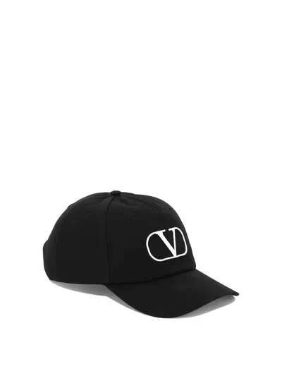 Shop Valentino Garavani "v Logo" Cap