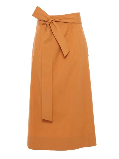 Shop Antonelli Skirt In Orange