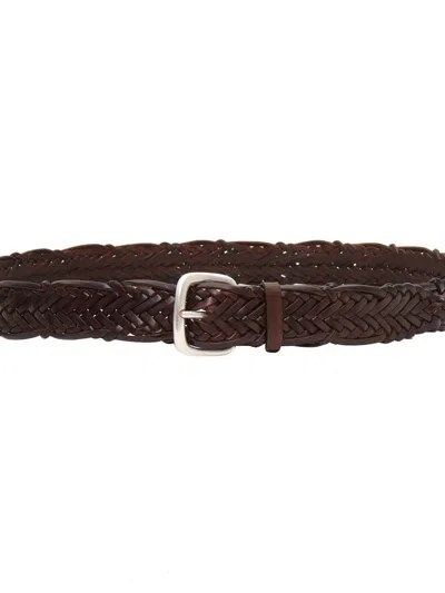 Shop Claudio Orciani Belt In Brown