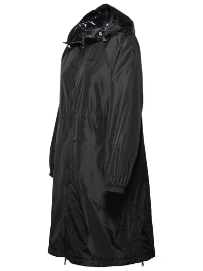Shop Duvetica 'risna' Black Polyamide Raincoat