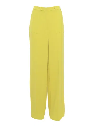 Shop Elisabetta Franchi Pants In Yellow
