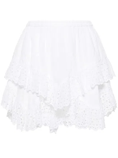 Shop Isabel Marant Étoile Sukira Shorts In White