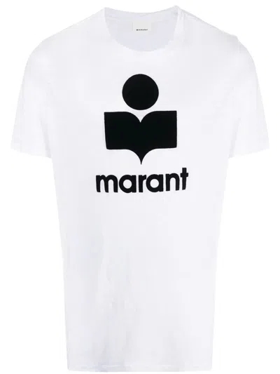 Shop Isabel Marant T-shirt With Print In White