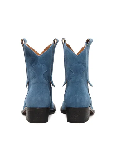 Via Roma 15 Tex Booties In Black