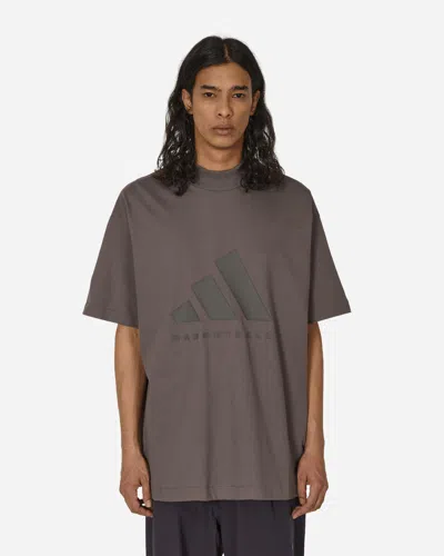 Shop Adidas Originals Basketball 001 T-shirt Charcoal In Black