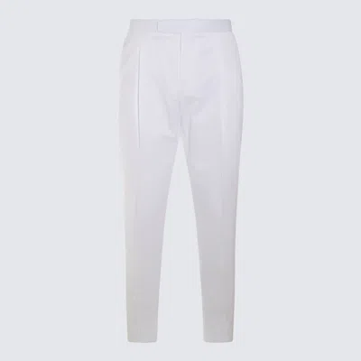 Shop Brioni White Cotton Pants