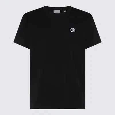 Shop Burberry T-shirt E Polo Nero In Black