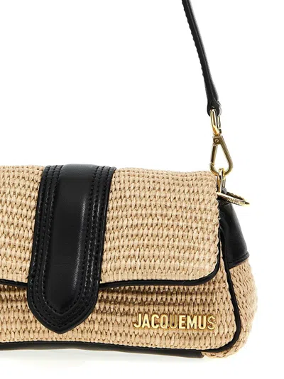 Shop Jacquemus 'le Petit Bambimou' Shoulder Bag In Black