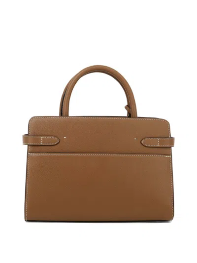 Shop Le Tanneur "emilie" Handbag In Brown